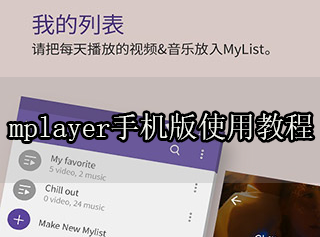 mplayerApp应该怎么使用